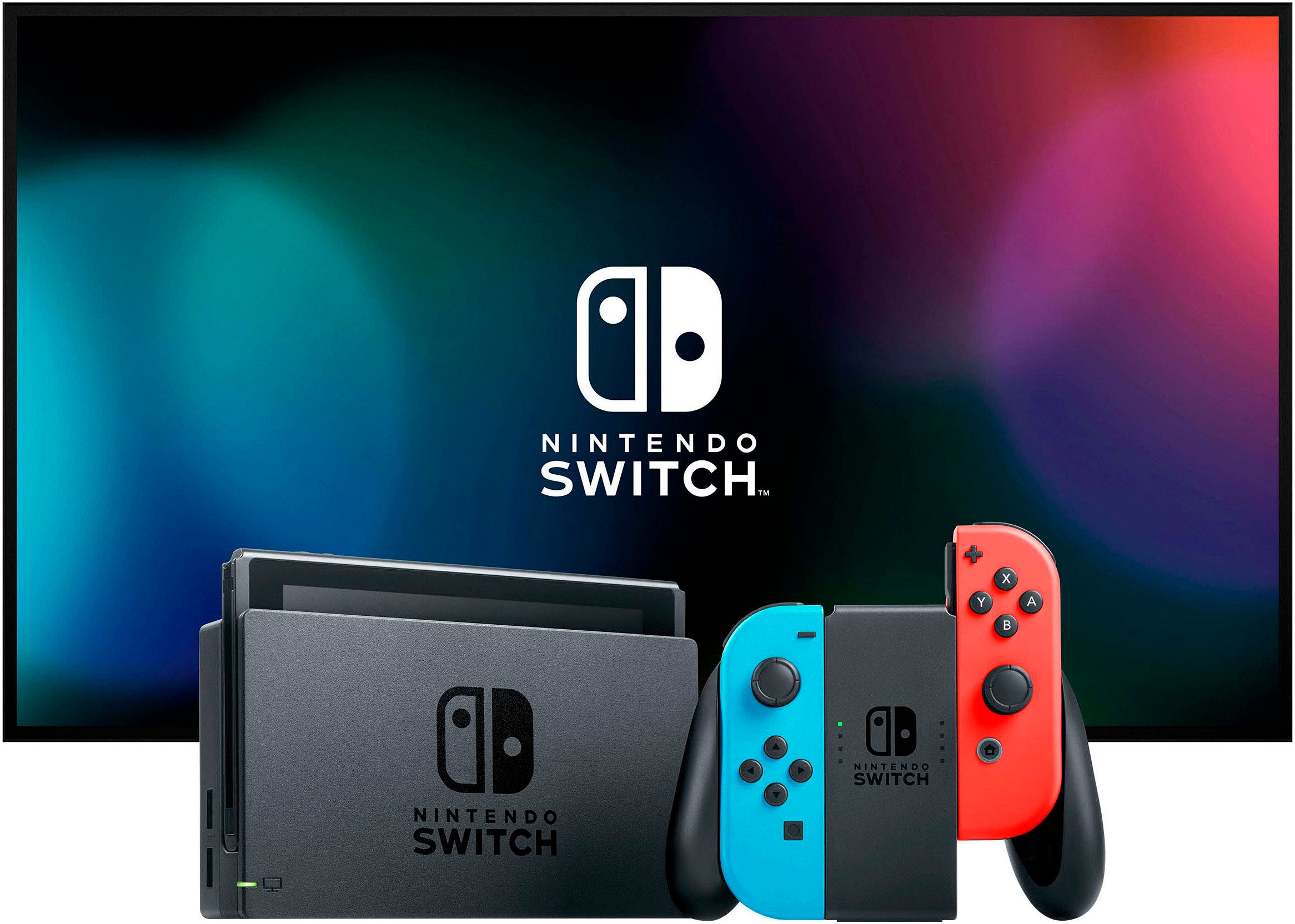 Nintendo Switch Konsolen-Set »Switch + Super Mario Party Jamboree« 32 GB Switch inkl. Mario Party Jamboree und exklusives Müslischalen-Set