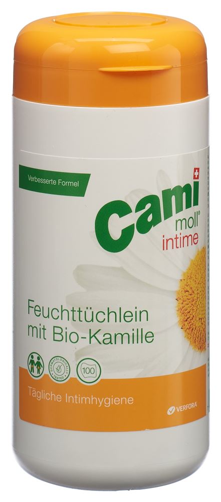 CAMI MOLL intime Feuchttücher neue Formel Ds 100 Stk