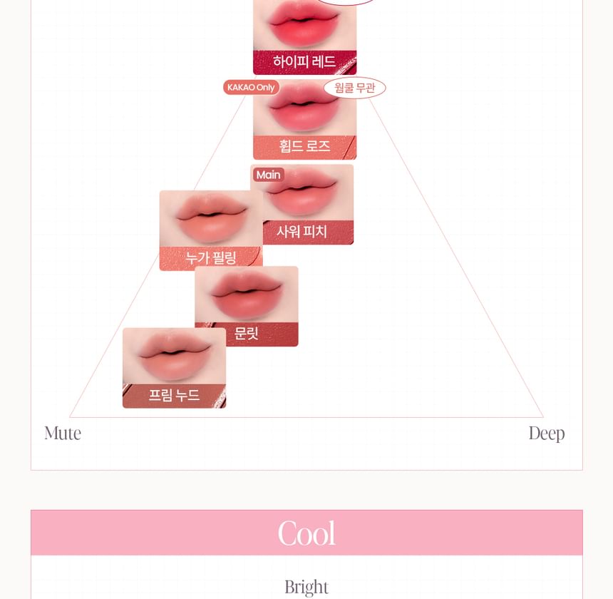 espoir - Couture Lip Tint Fitting Blur - 10 kleuren