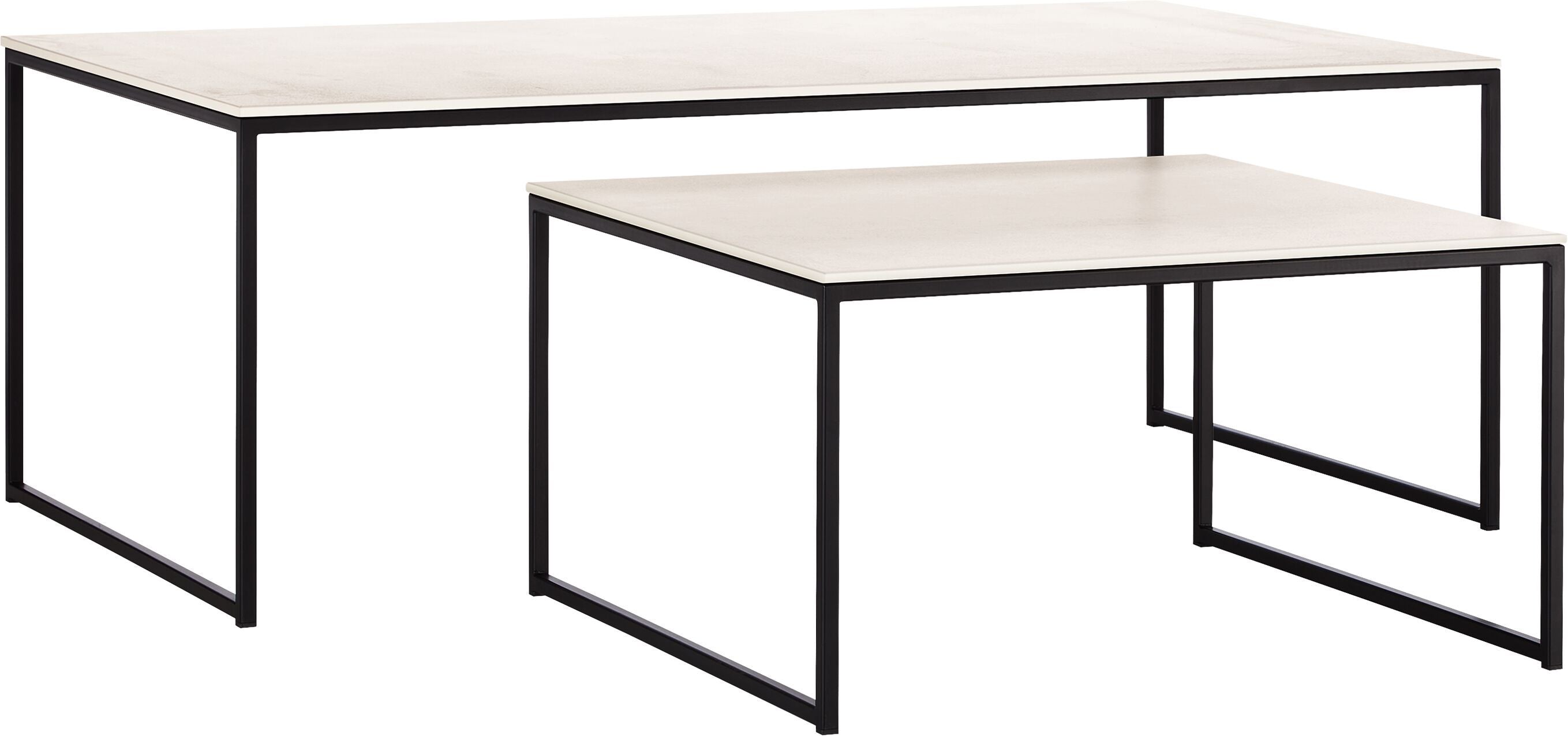 AVEA Salontisch - Lunar / schwarz / B: 120.0 cm x T: 70.0 cm x H: 43.8 cm