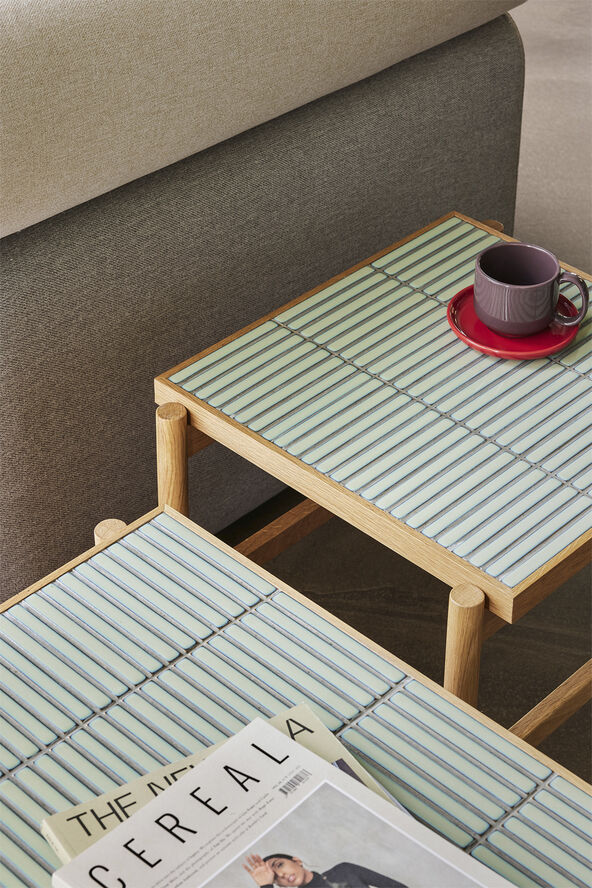Hübsch Tile Sidebord Mint/Natur Mint,natur