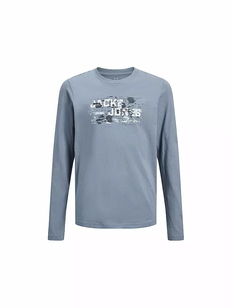 JACK & JONES Jungen Langarmshirt JCOOUTDOOR hellblau