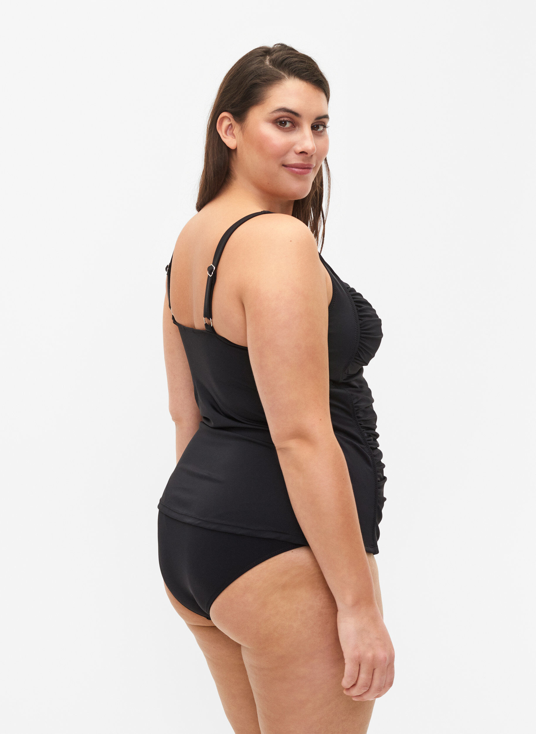 Tankini med draperinger