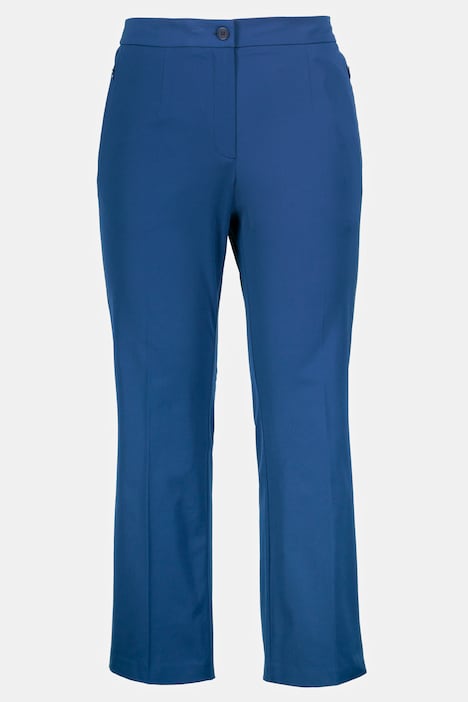 7/8-Bootcut-Hose, schmales Bein, ausgestellter Saum