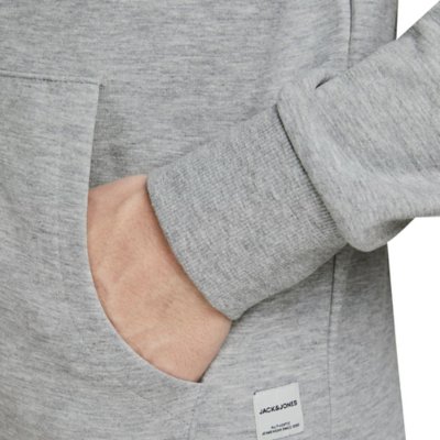 Sweatshirt zippé à capuche homme Jjebasic Zip Hood Noos JACK JONES