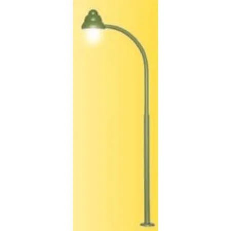 Viessmann Bogen-Gaslaterne, grün, LED warmweiß