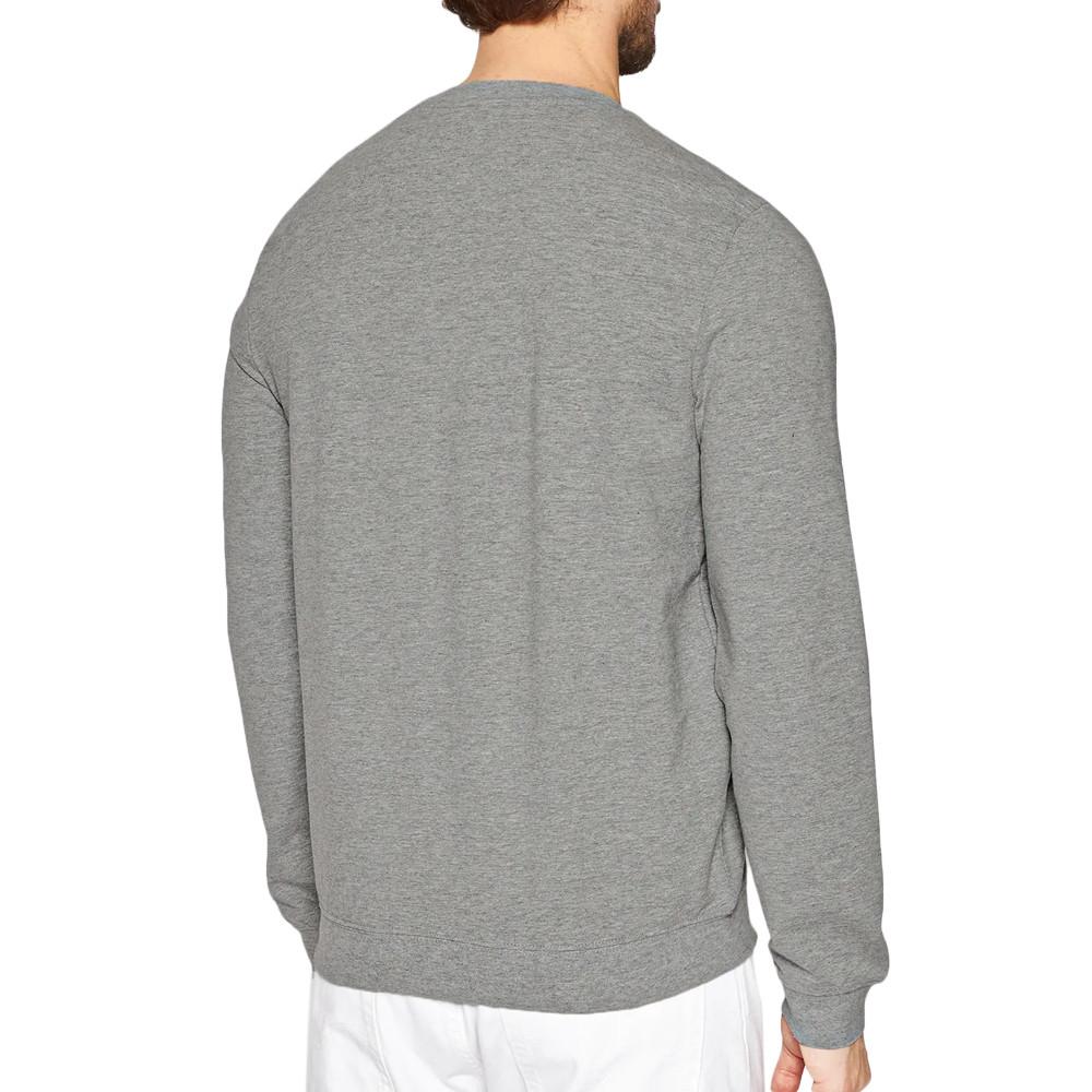 Guess Sweat Gris Homme Guess Triangle Logo