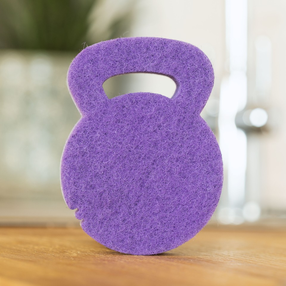 Wash 'n' Workout Sponges Set of 2, with Scourer