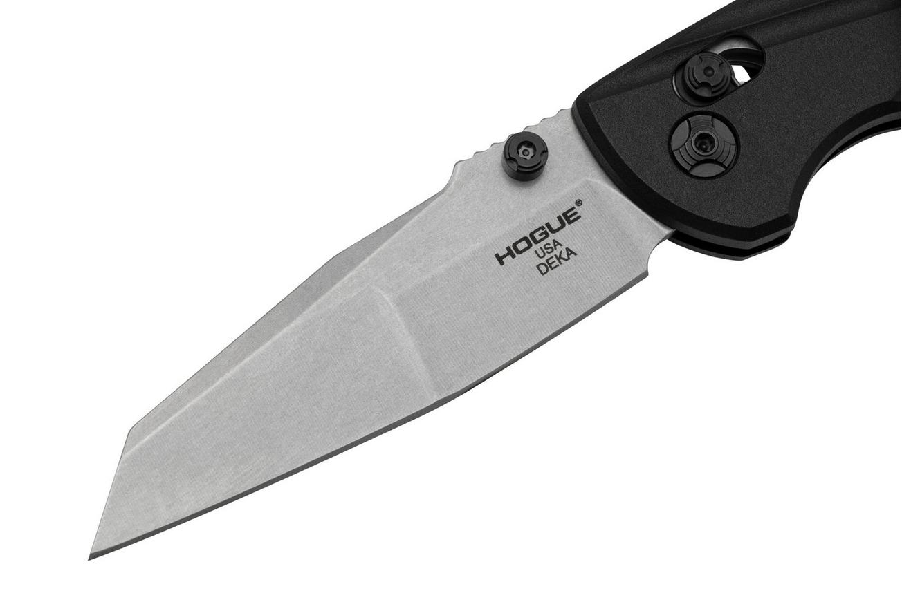 Hogue Deka 24369, Tumbled Black Polymer, Magnacut Wharncliffe, zakmes