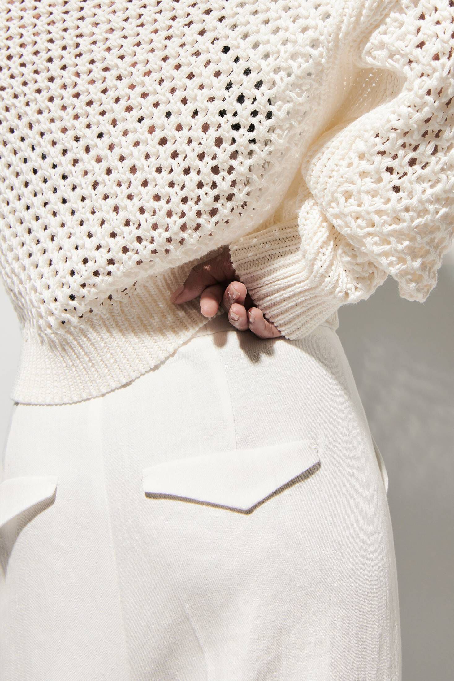 Luisa Cerano| Damen Marlenehose mit Leinen