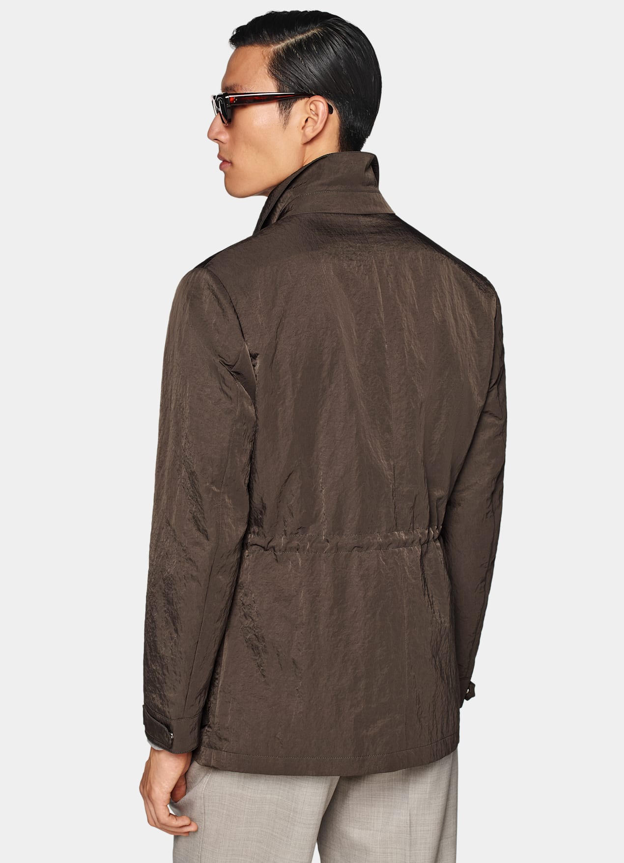Saharienne marron foncé