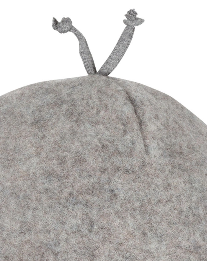 Wollfleece-Bindemütze CUDDLE in moonrock