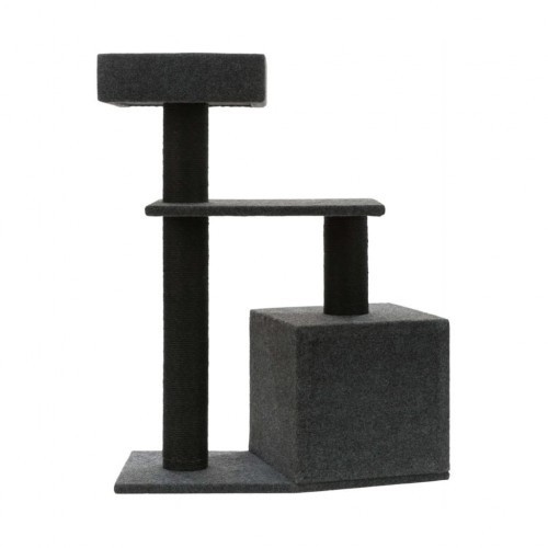 arranhador para gato cinza