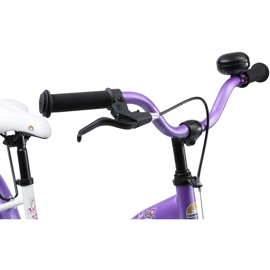 Bikestar Kinderrad 24 Zoll Classic lila, weiß