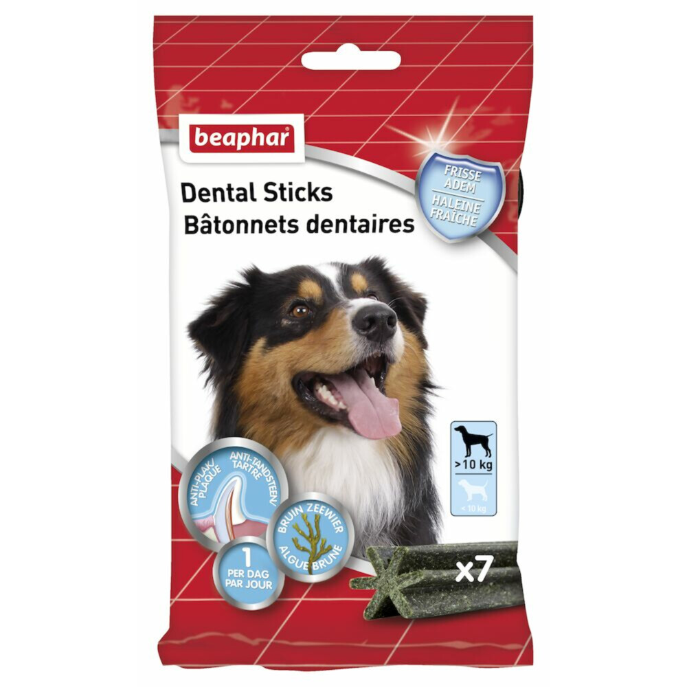 Beaphar Dental Sticks voor Honden M - L7 stuks