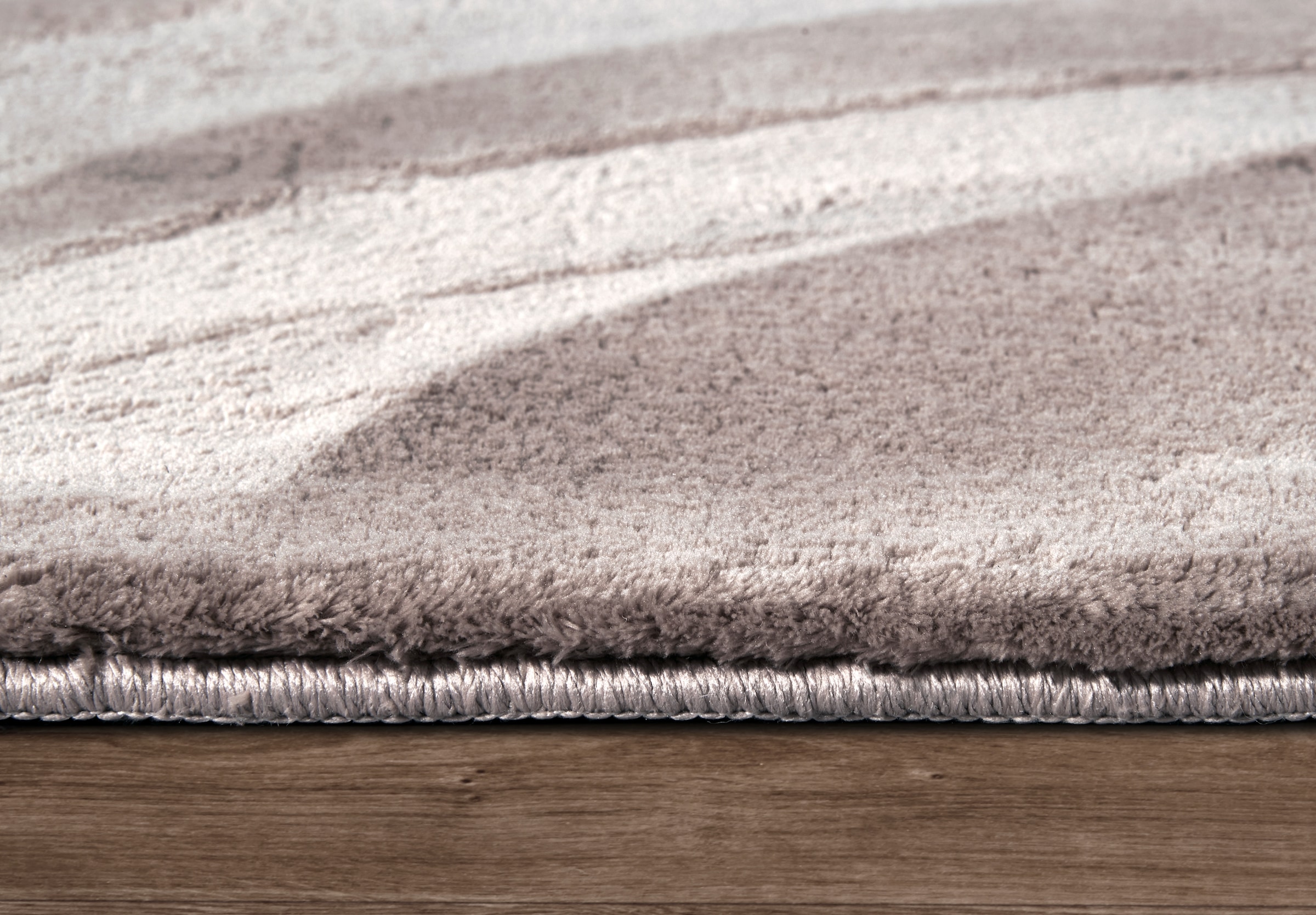 Villeroy & Boch Teppich »Leon« rechteckig 15 mm Höhe Langflor, Shaggy, uni, flauschig weich, glänzend, Kaninchenfell Haptik