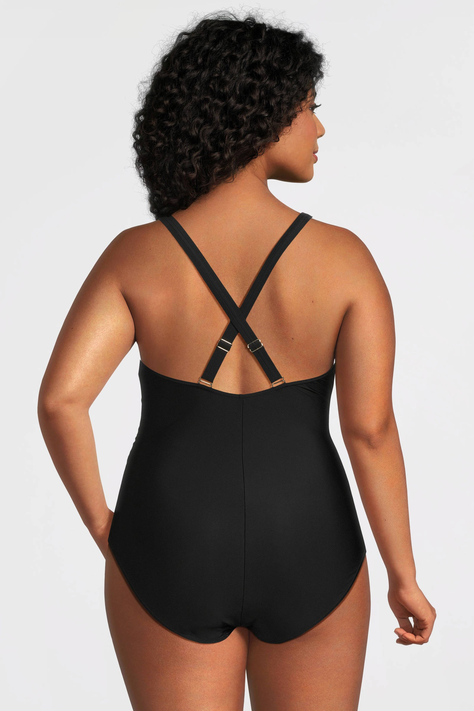 Speedo corrigerend badpak zwart