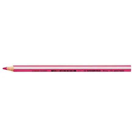Dreikant-Buntstift - STABILO Trio dick - Einzelstift - rosa