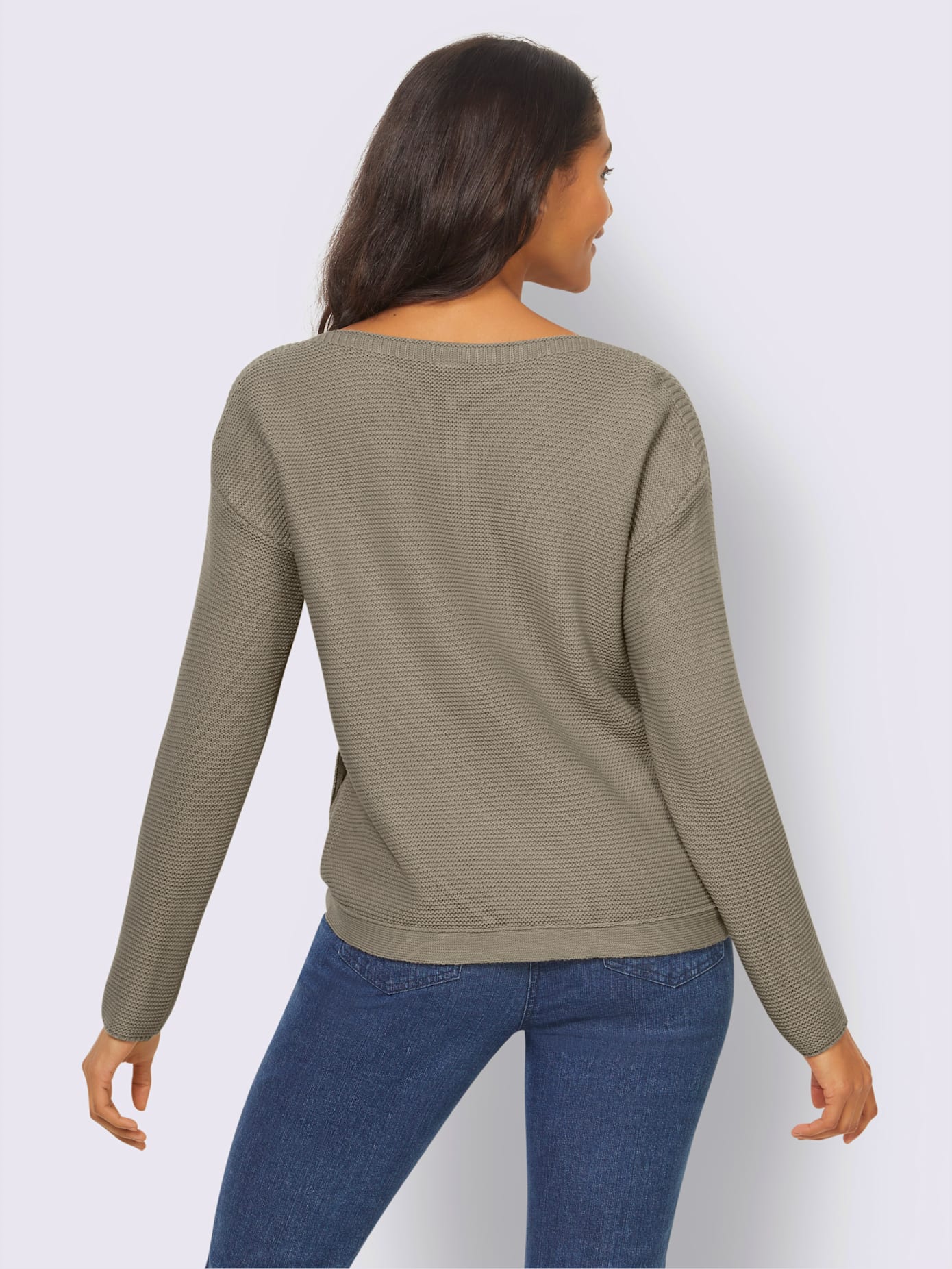 Pull superbe motif en côte perlée