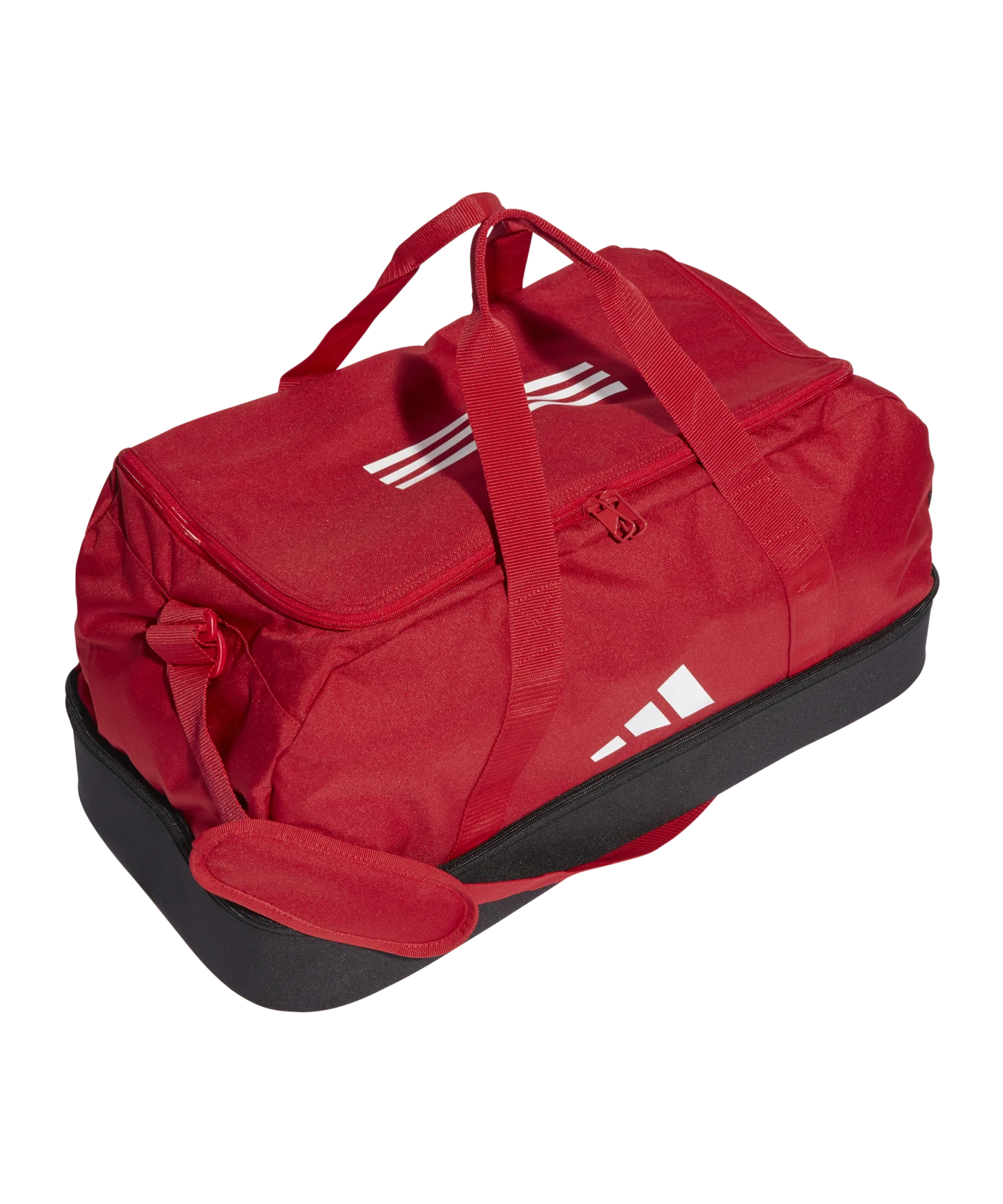 adidas Tiro League Duffel Bag Gr. M Rot Weiss