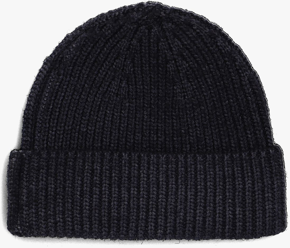 donkerblauwe profuomo muts hat wool nylon