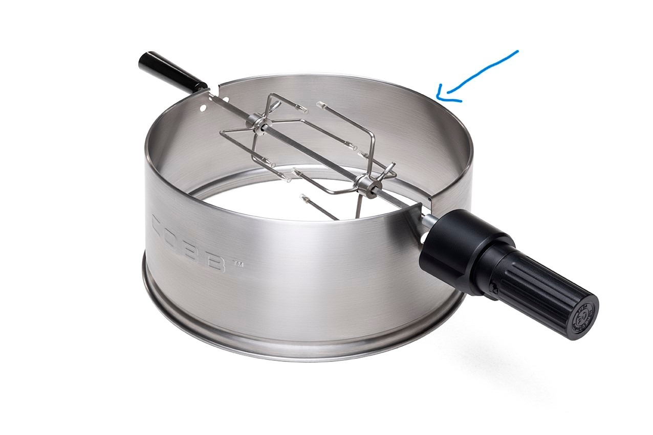 Cobb Deckelverlängerung für Rotesserie