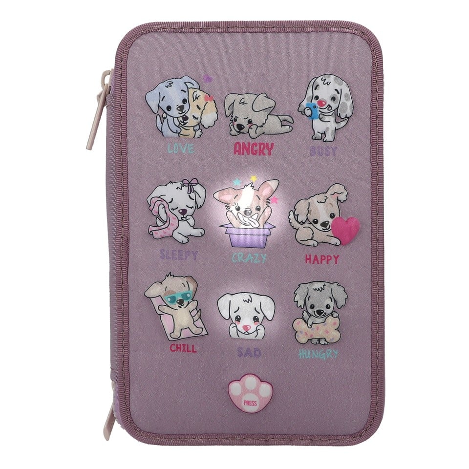 TOPModel Trippel Penalhus m/LED, Dogs Mood barometer ( 0412843 )