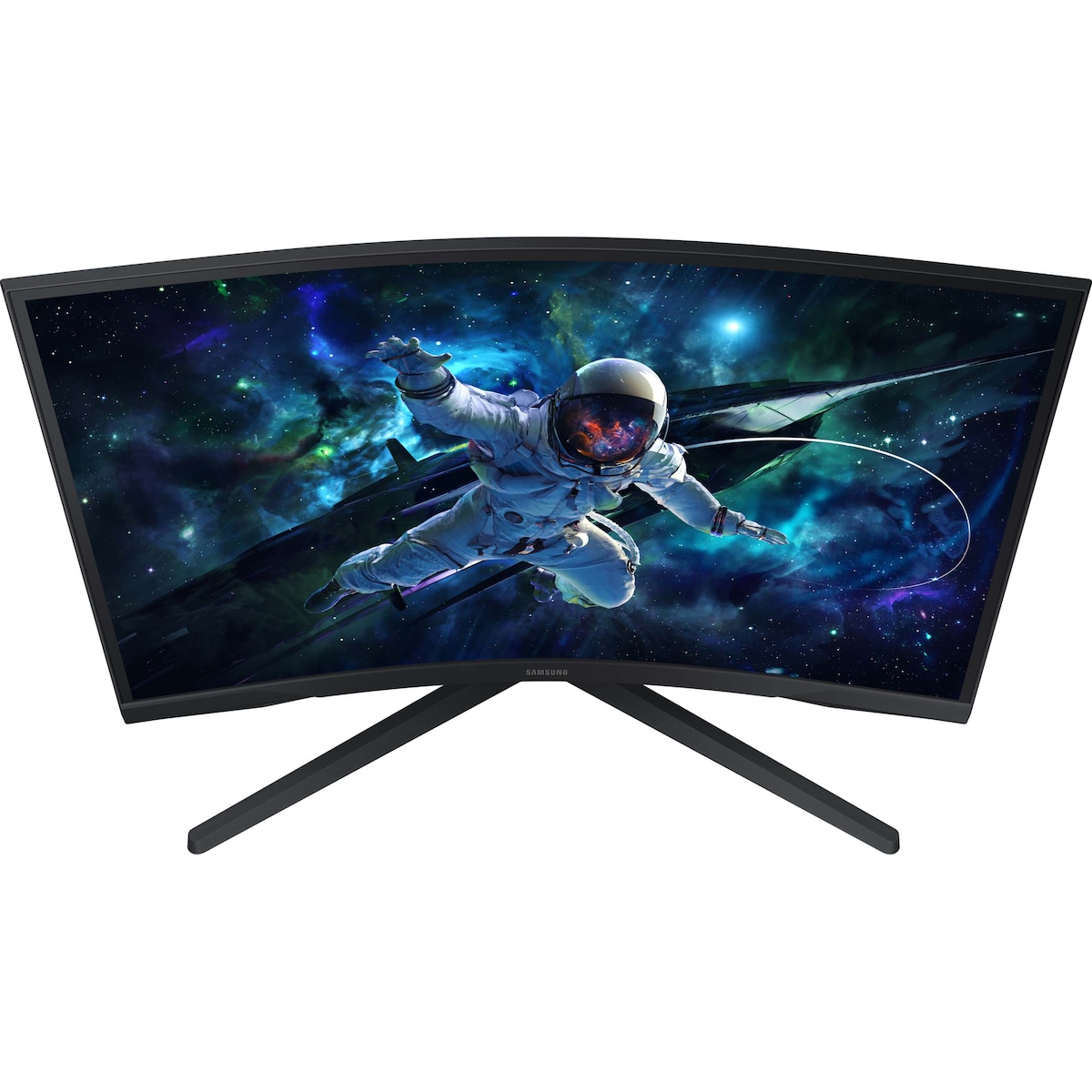 Samsung Odyssey G55C LS27CG552EUXEN 27” buet VA gamingskjerm