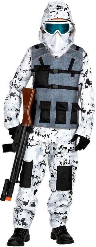 WIDMANN - Special Forces Kostuum Voor Jongens - 140 (8-10 Jaar)