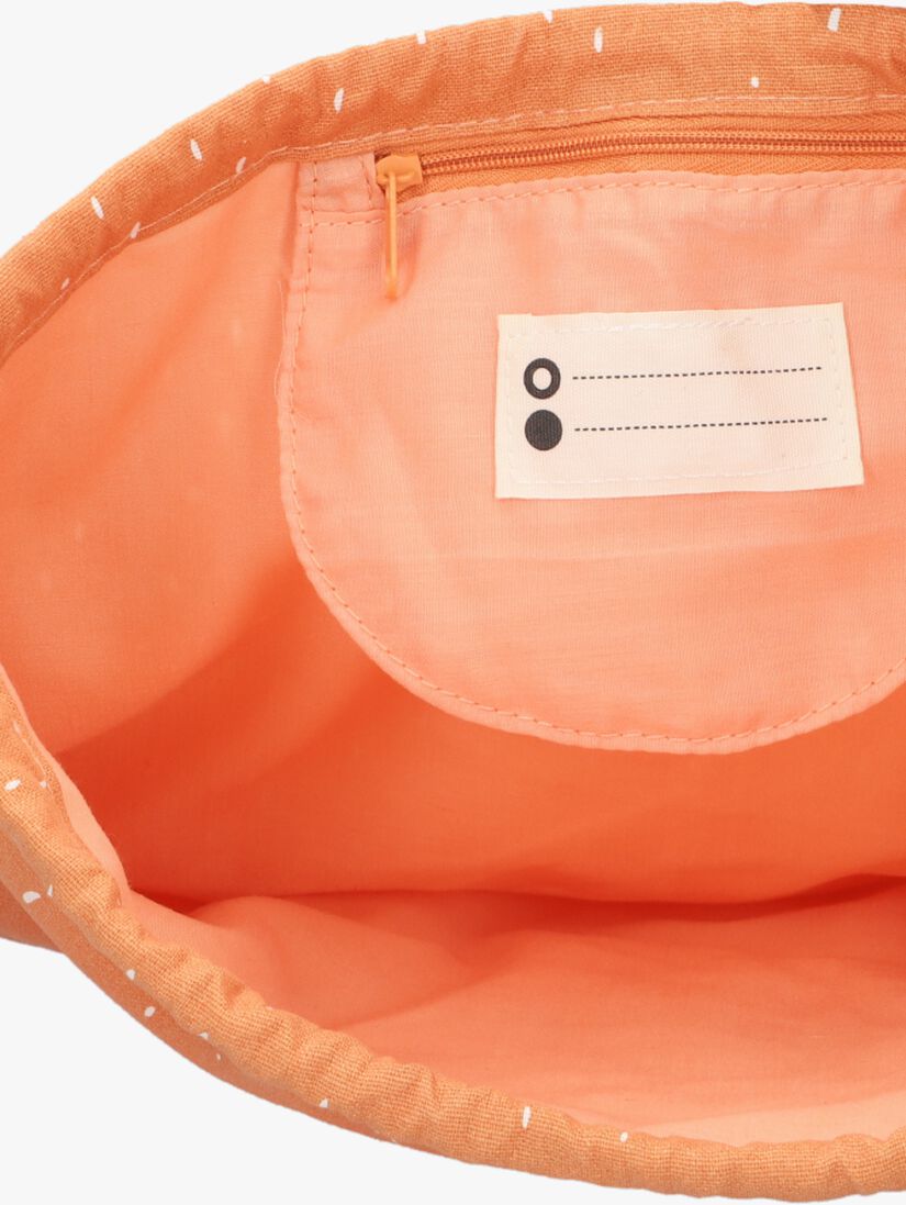 TRIXIE cognac trixie rugtas drawstring bag