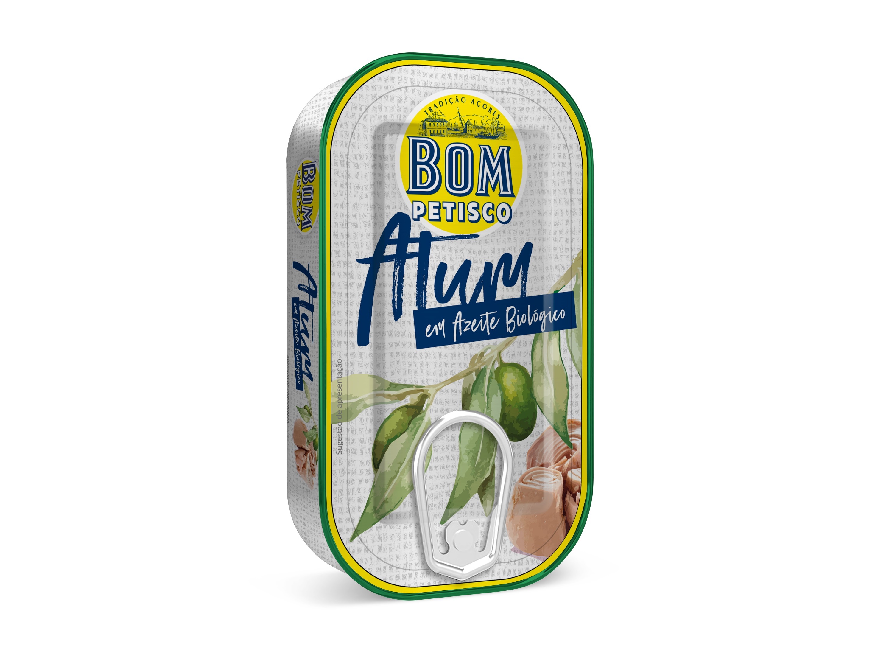 ATUM BOM PETISCO EM AZEITE BIO 120G