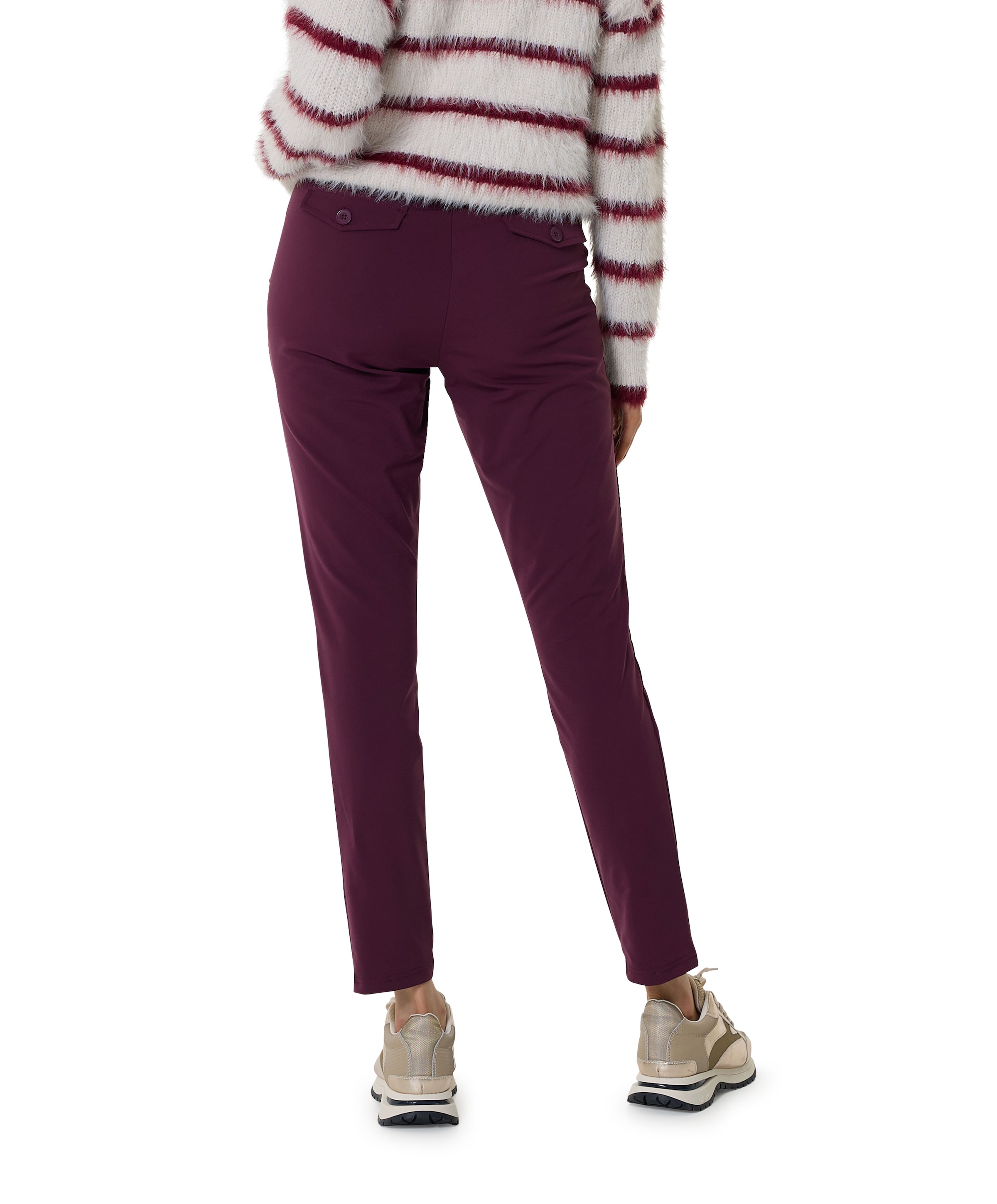 Enjoy Travel casual broek bordeaux