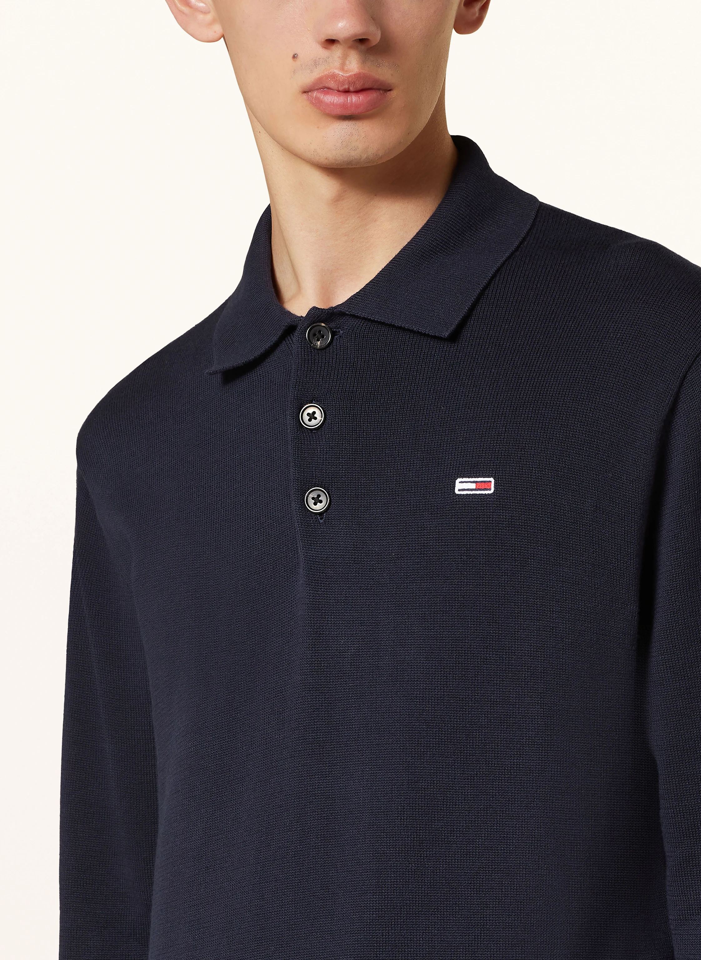 TOMMY JEANS Strick-Poloshirt