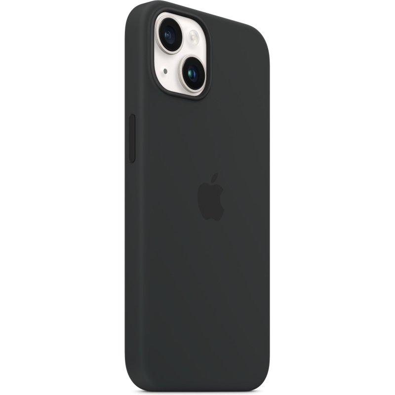 Apple Coque en silicone avec MagSafe pour iPhone 14 - Minuit