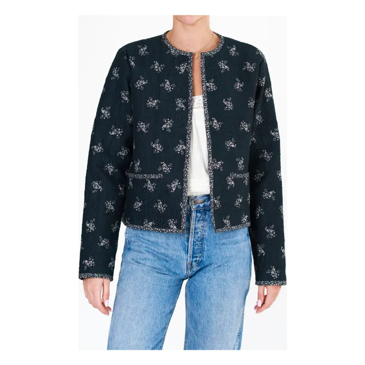 M.A.B.E. Veste Matelassée Vivi | Bleu foncé