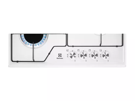Electrolux Table de cuisson gaz 60cm 4 feux 7700w noir - KGS6424W