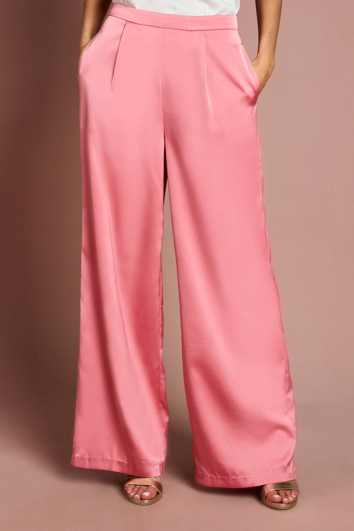 Coast Pantalon Évasé En Satin