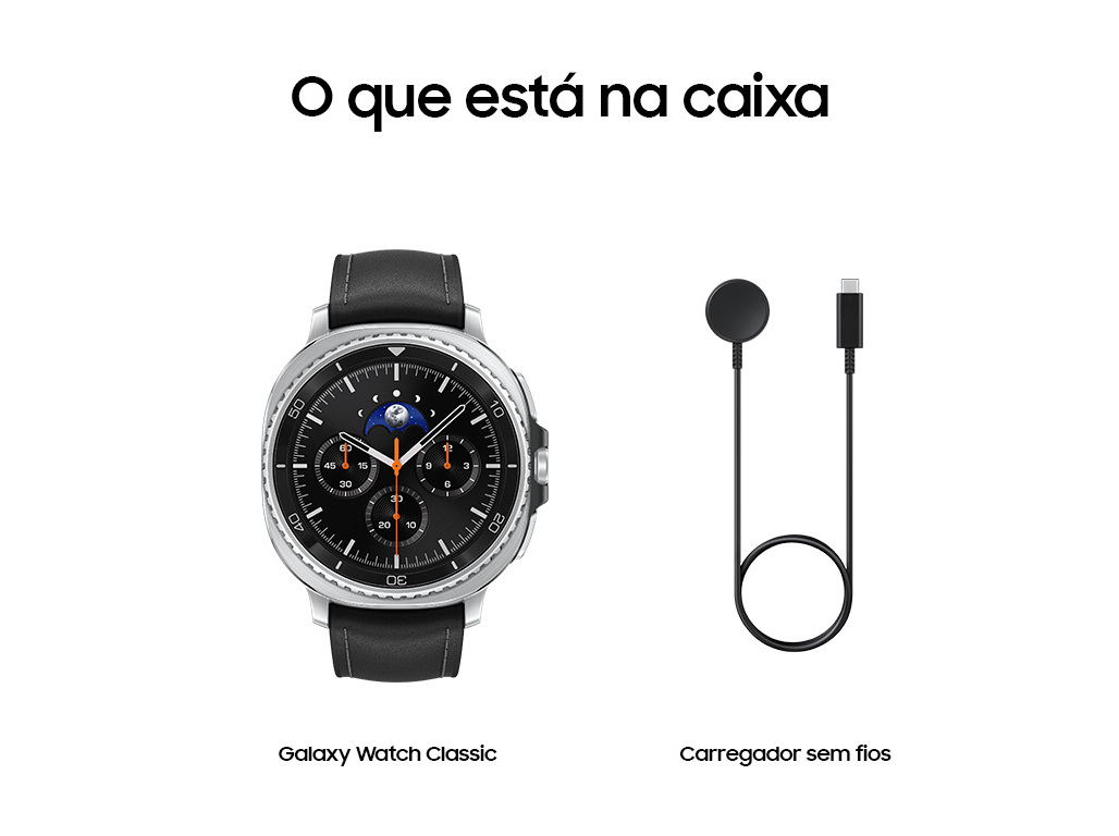 SMARTWATCH SAMSUNG WATCH8 CLASSIC LTE 46MM PRETO