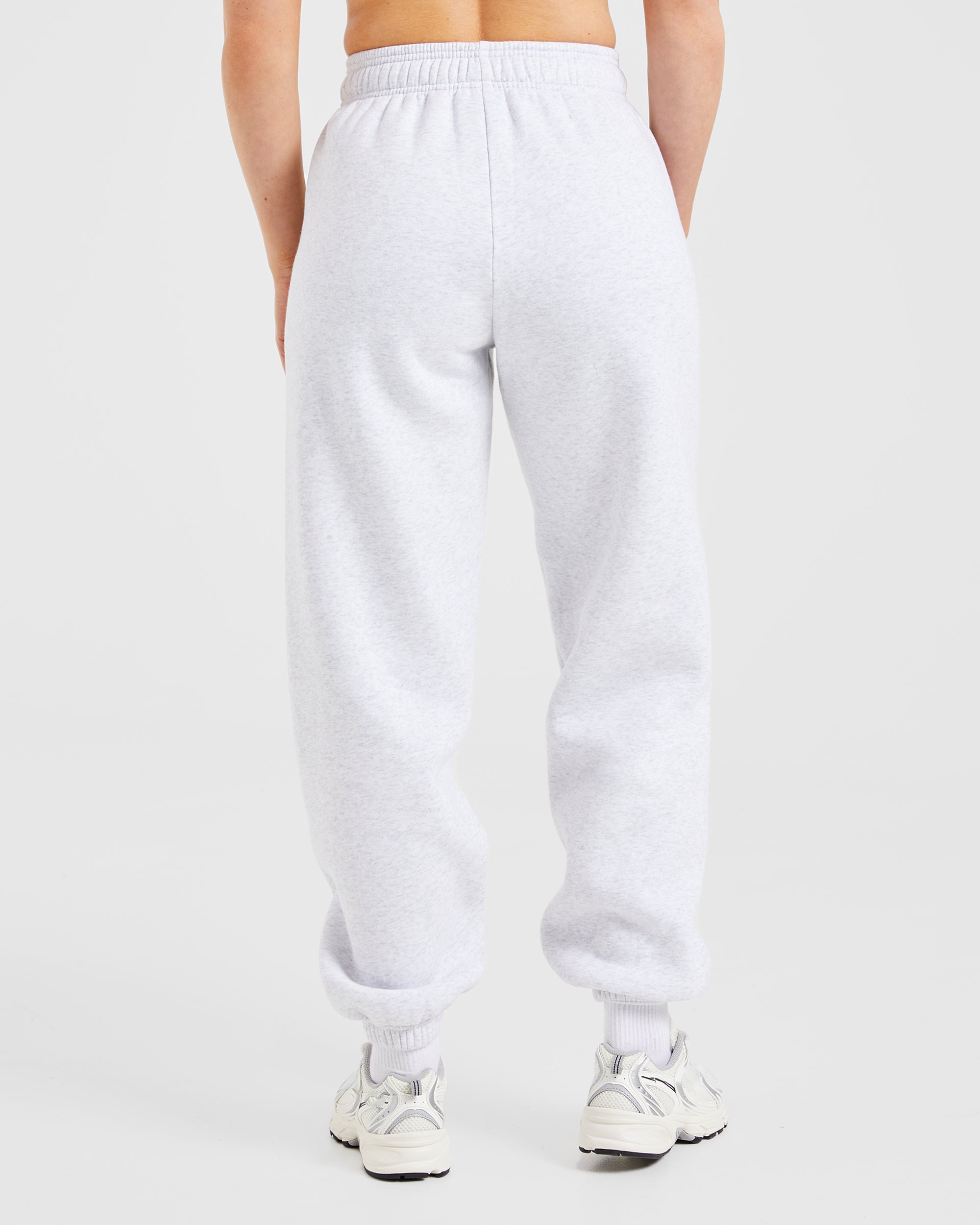 Varsity Embroidered Oversized Joggers