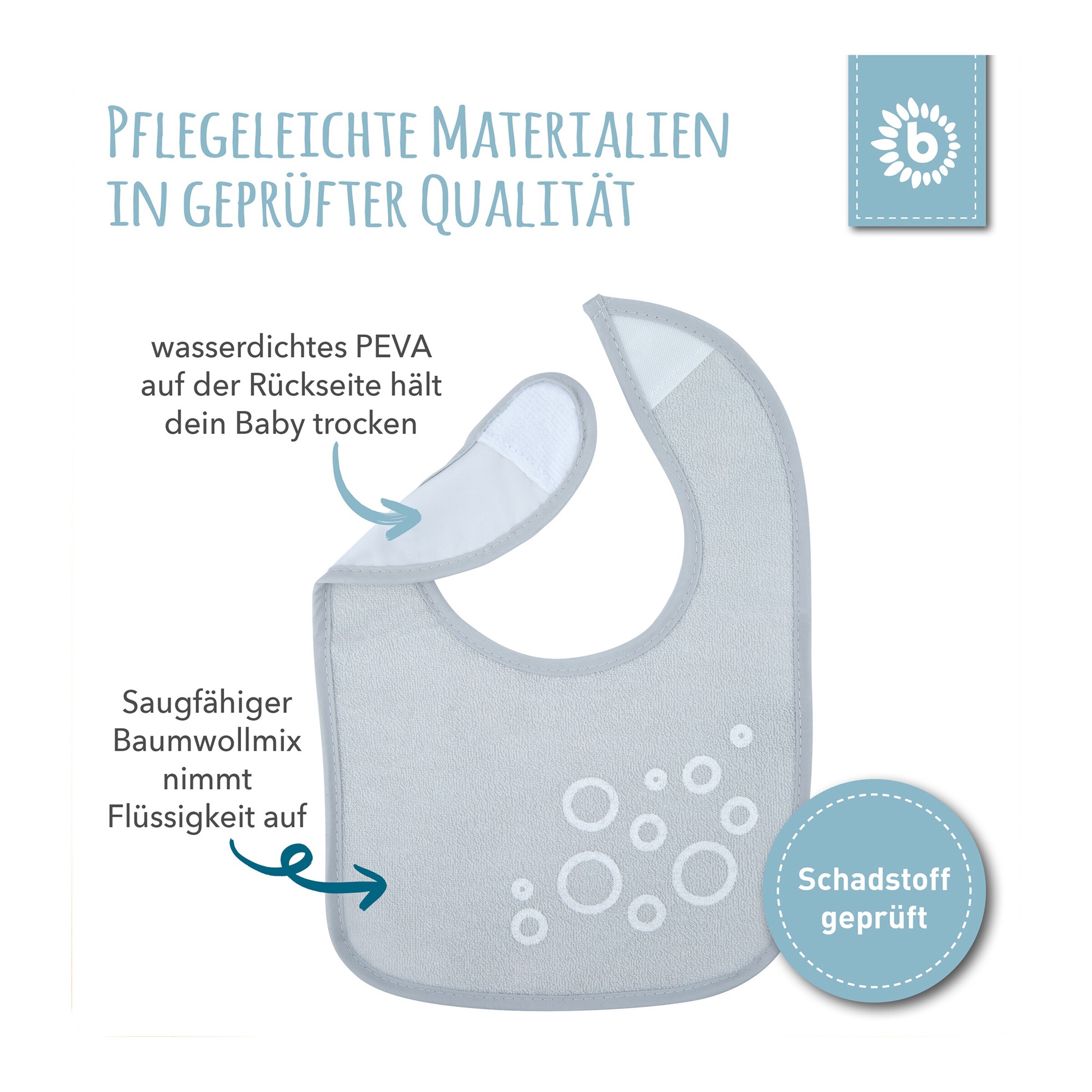 Bieco 10er-Pack Lätzchen