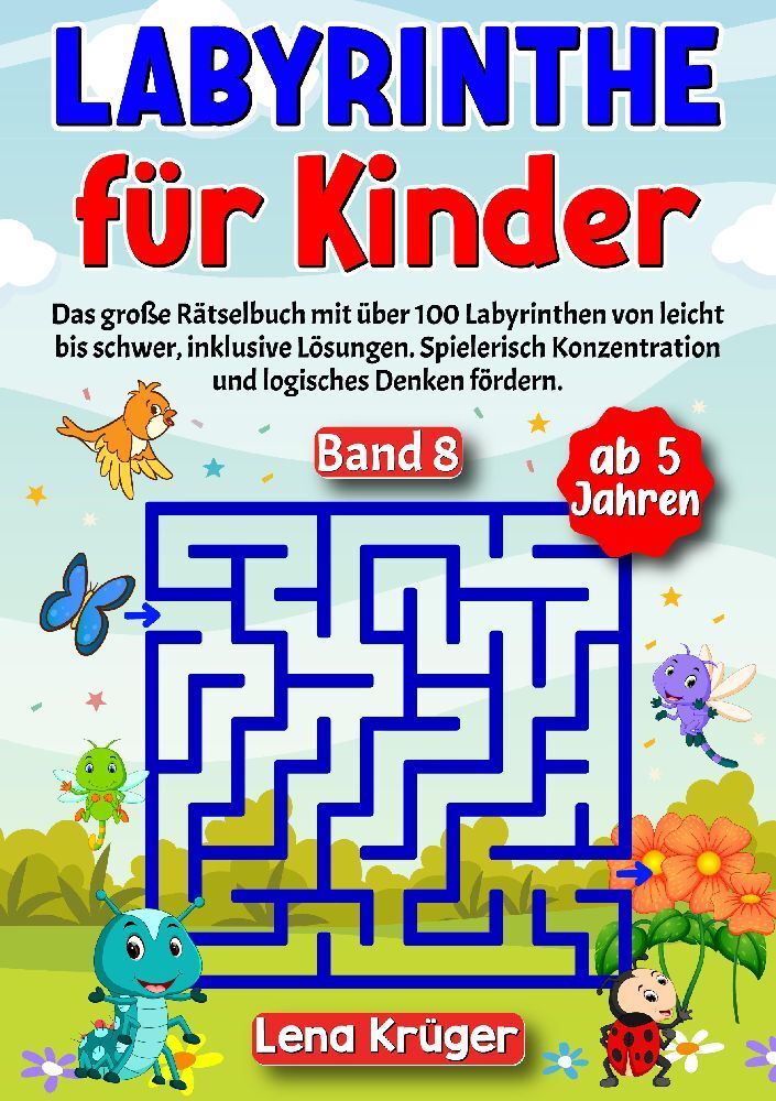 Labyrinthe für Kinder ab 5 Jahren - Band 8