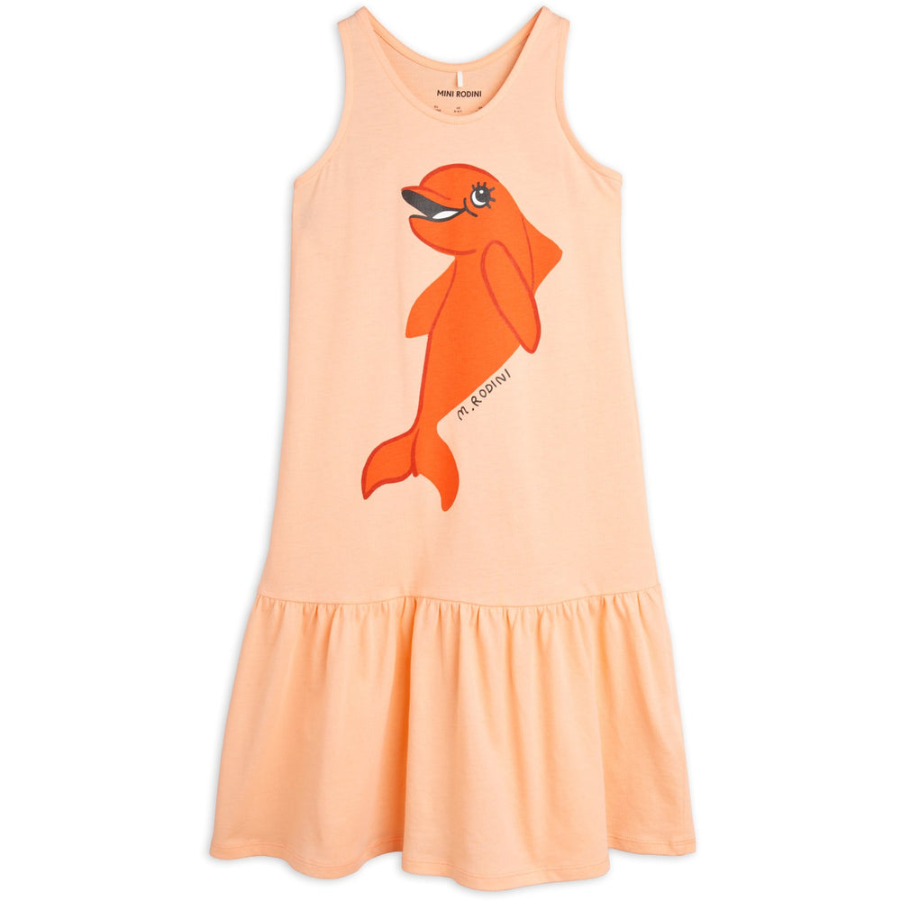 Køb Mini Rodini Pink Dolphin Tank Kjole