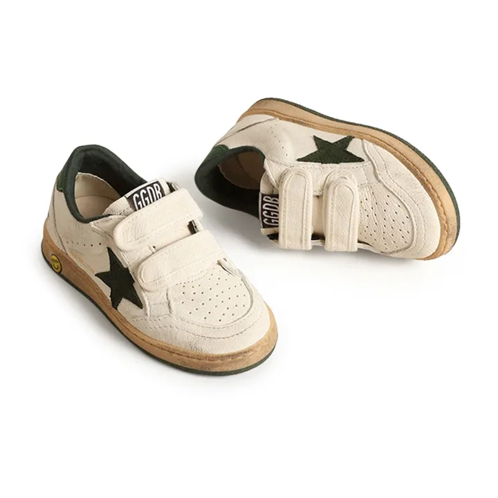 Golden Goose Baskets Scratchs Ballstar | Vert