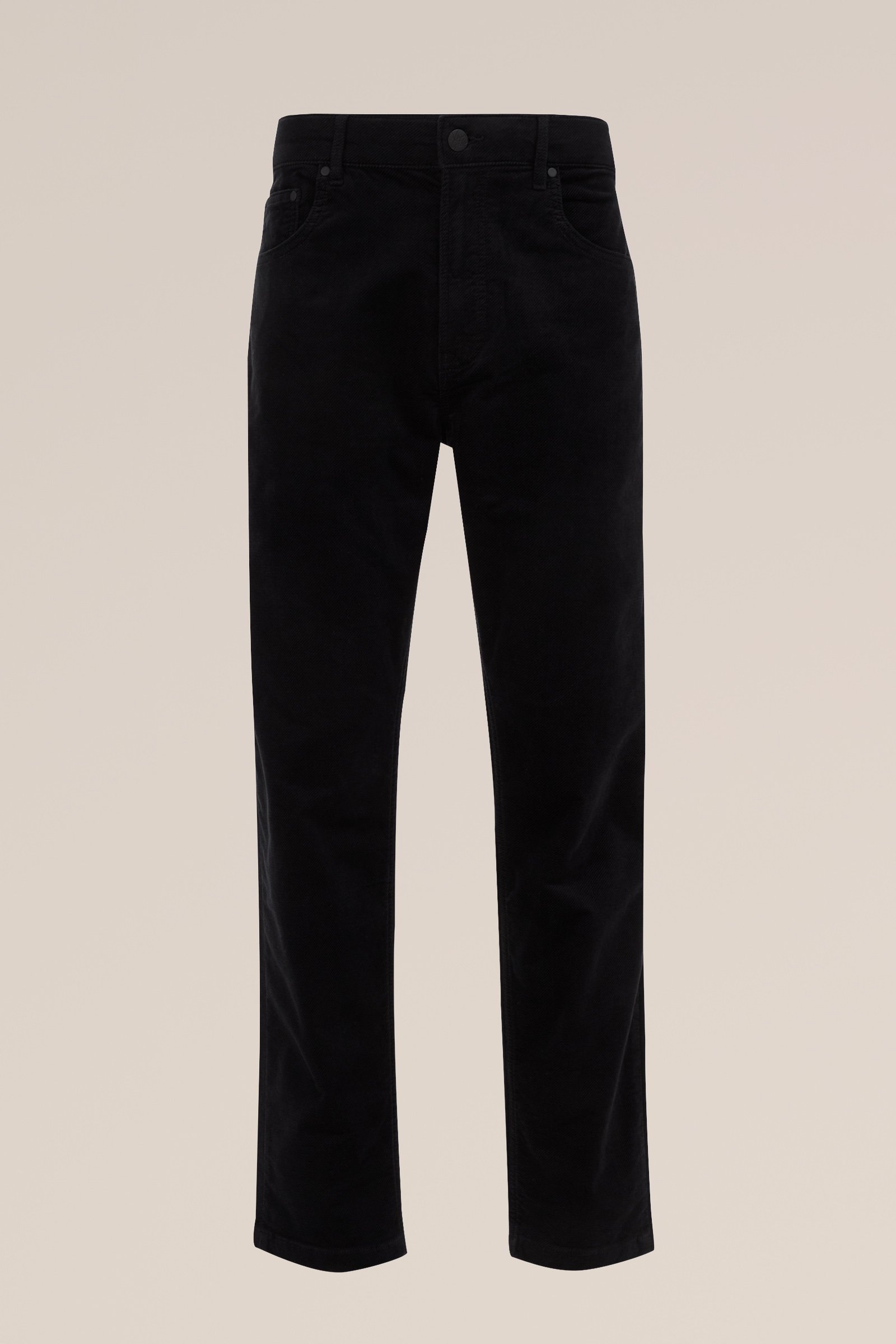 tapered fit broek van corduroy Van Gils Donkerblauw
