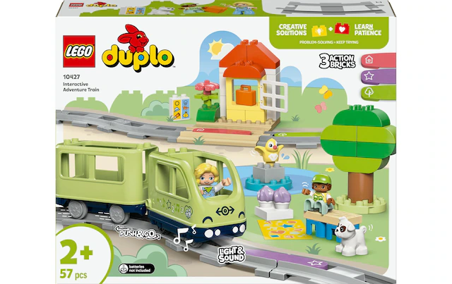 LEGO® Spielbausteine »DUPLO® Interaktive Abenteuer-Eisenbahn 10427«