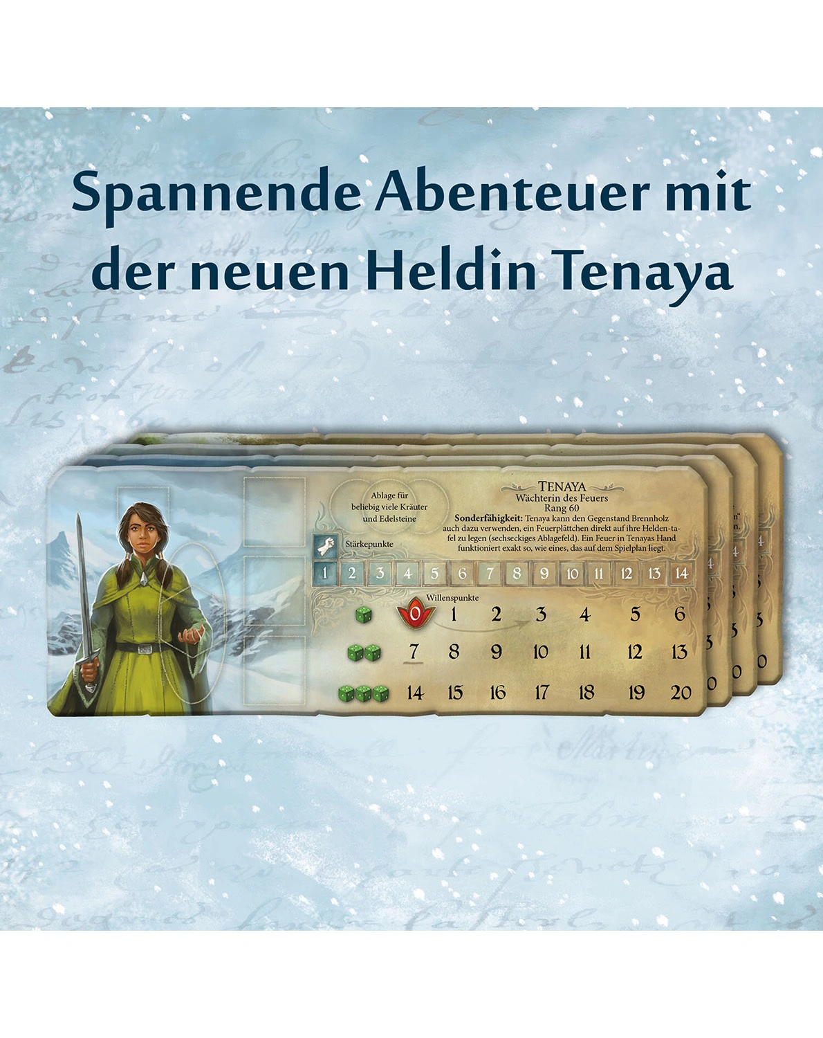 Gesellschaftsspiel ANDOR - DIE EWIGE KÄLTE in bunt