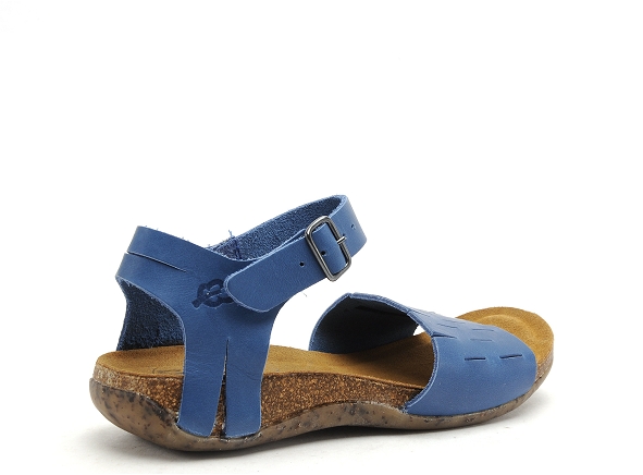 Loints nu pieds plats femme 31304 bleu