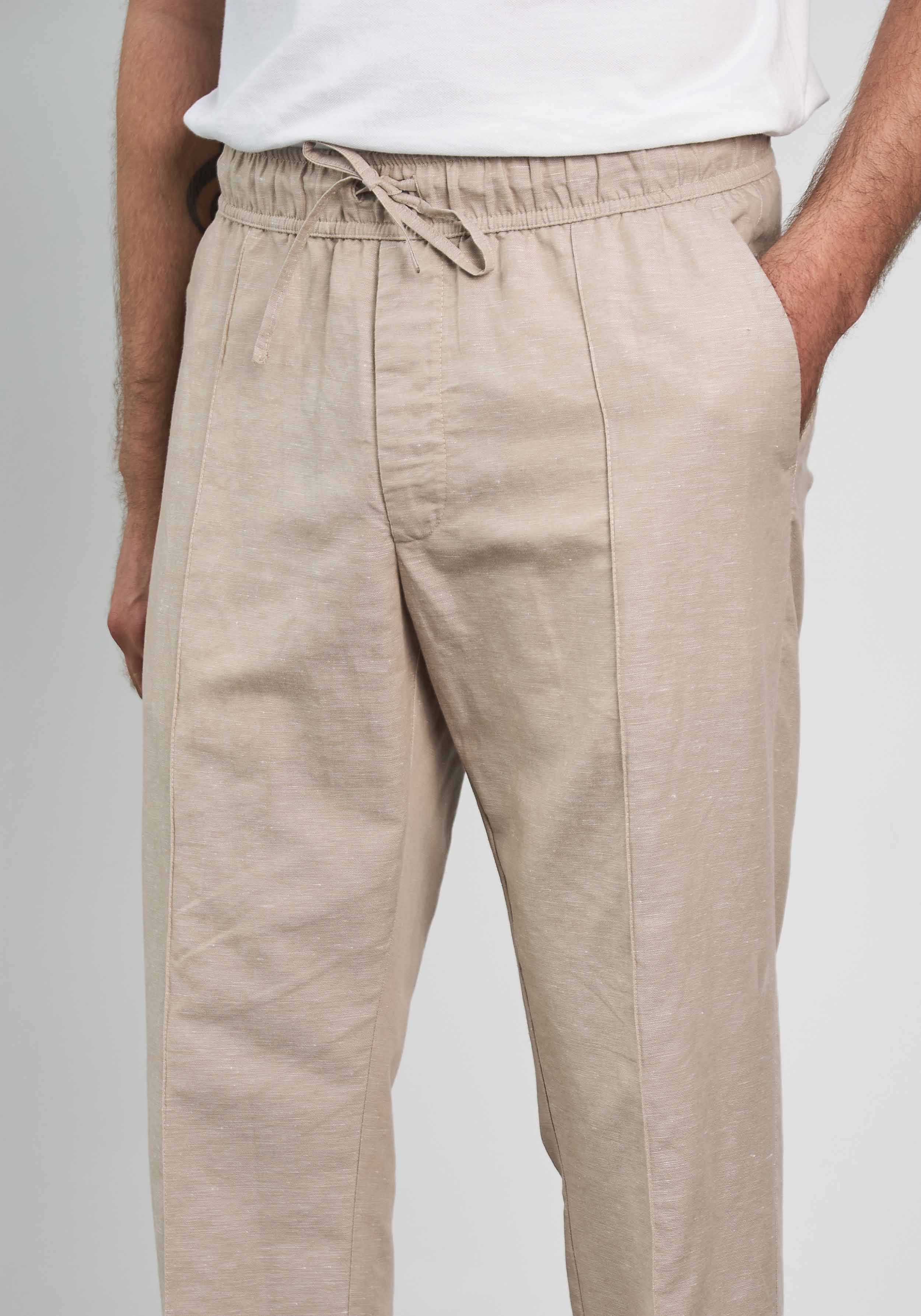 About Companions Leinenhose Max Trousers Sand