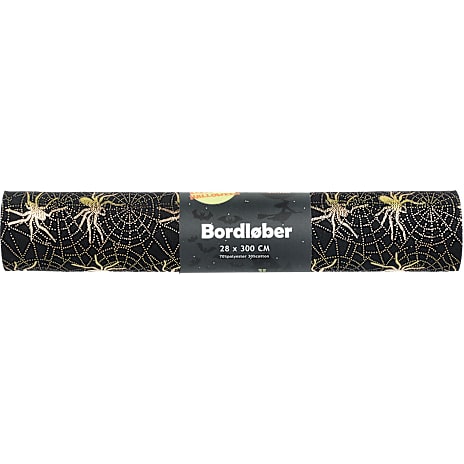 Halloween bordløber 3 meter x 30 cm - flere varianter - assorteret