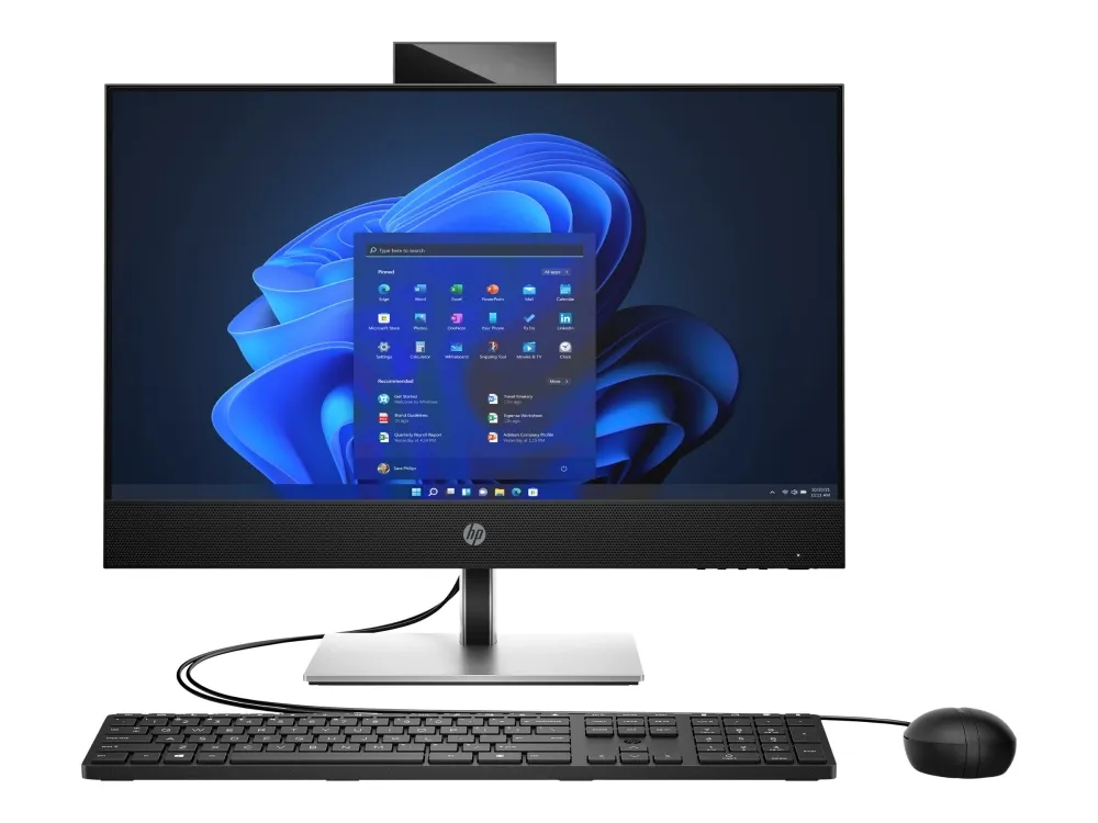 HP ProOne 440 G9 - Alt-i-én 13100T - RAM 16 GB - SSD 512 GB - NVMe - Gigabit Ethernet, Bluetooth 5.3 - skærm: LED 23.8
